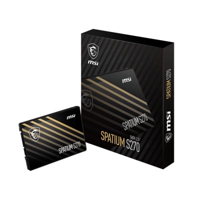 Ổ Cứng SSD MSI SPATIUM S270 480GB 2.5 inch SATA III (Đọc 500MB/s - Ghi 450MB/s)