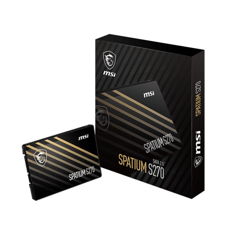 Ổ Cứng SSD MSI SPATIUM S270 960GB 2.5 inch SATA III (Đọc 500MB/s - Ghi 400MB/s)