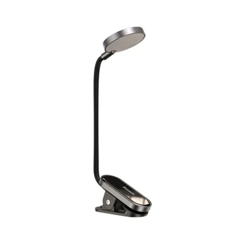 Đèn kẹp đọc sách mini hiệu Baseus Comfort Reading Mini Clip Lamp - Màu xám đen