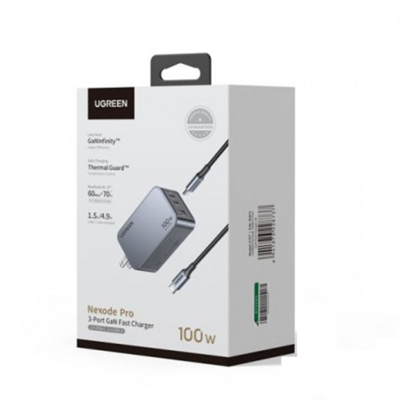 Củ sạc nhanh đa cổng GaN Nexode 100W Ugreen 25873