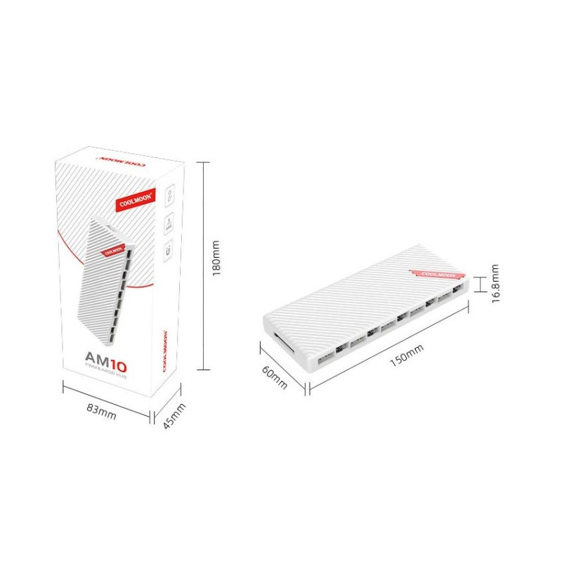 HUB REMOTE COOLMOON AM10 (Sync main ARGB 5v 3pin)