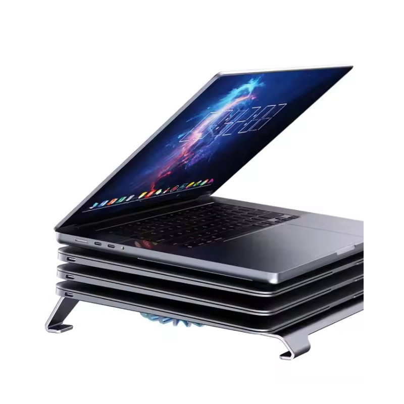 Giá đỡ kiêm đế tản nhiệt cho Laptop Boneruy P71F Màu Xám (11-17.3 inch)
