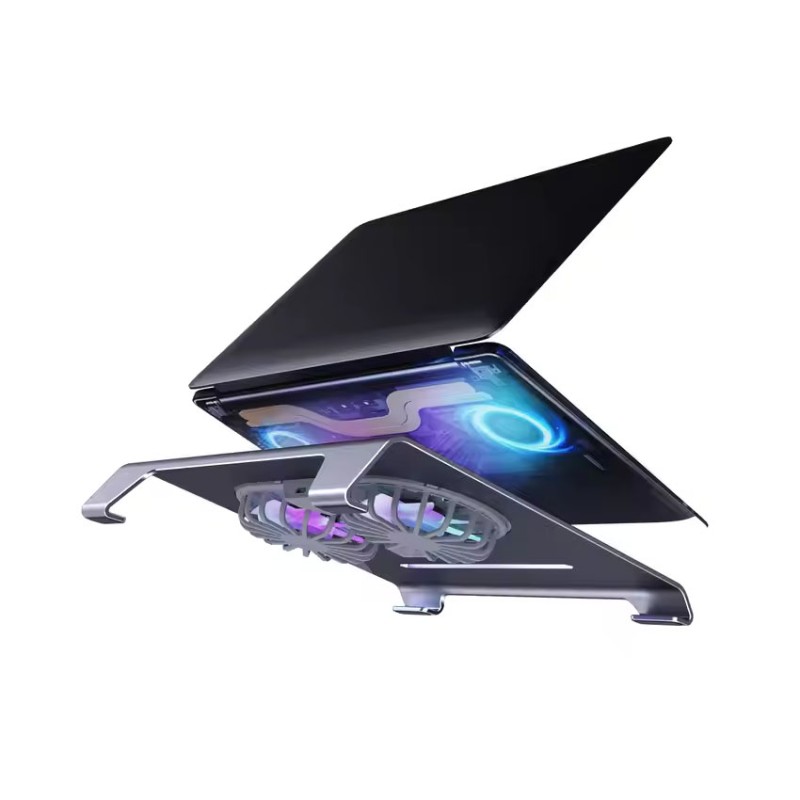 Giá đỡ kiêm đế tản nhiệt cho Laptop Boneruy P71F Màu Xám (11-17.3 inch)