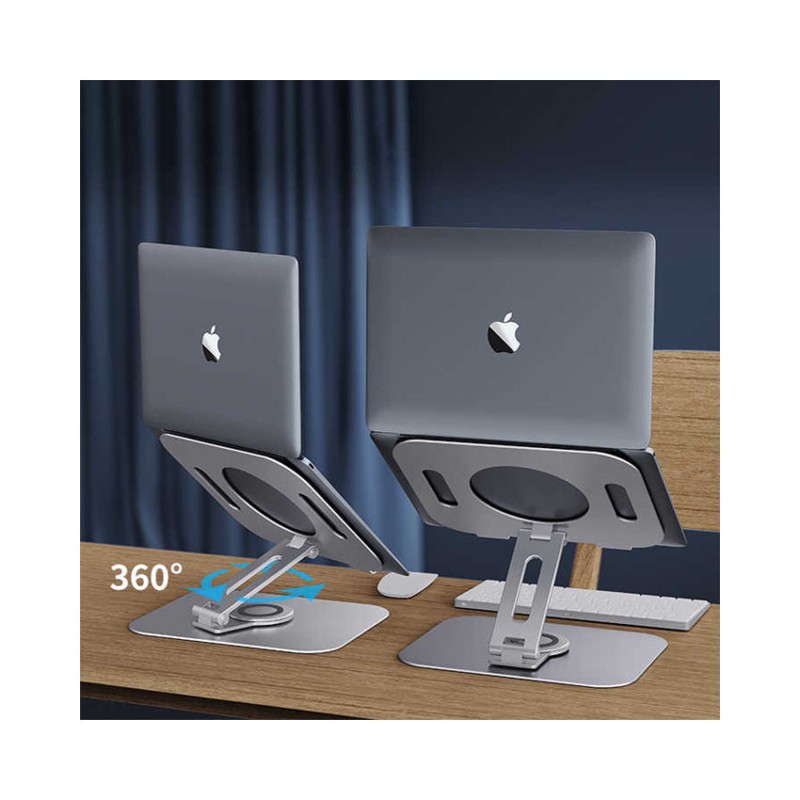 Giá đỡ Laptop Boneruy L04 Màu Xám (14-17.3 inch) Xoay 360 Độ