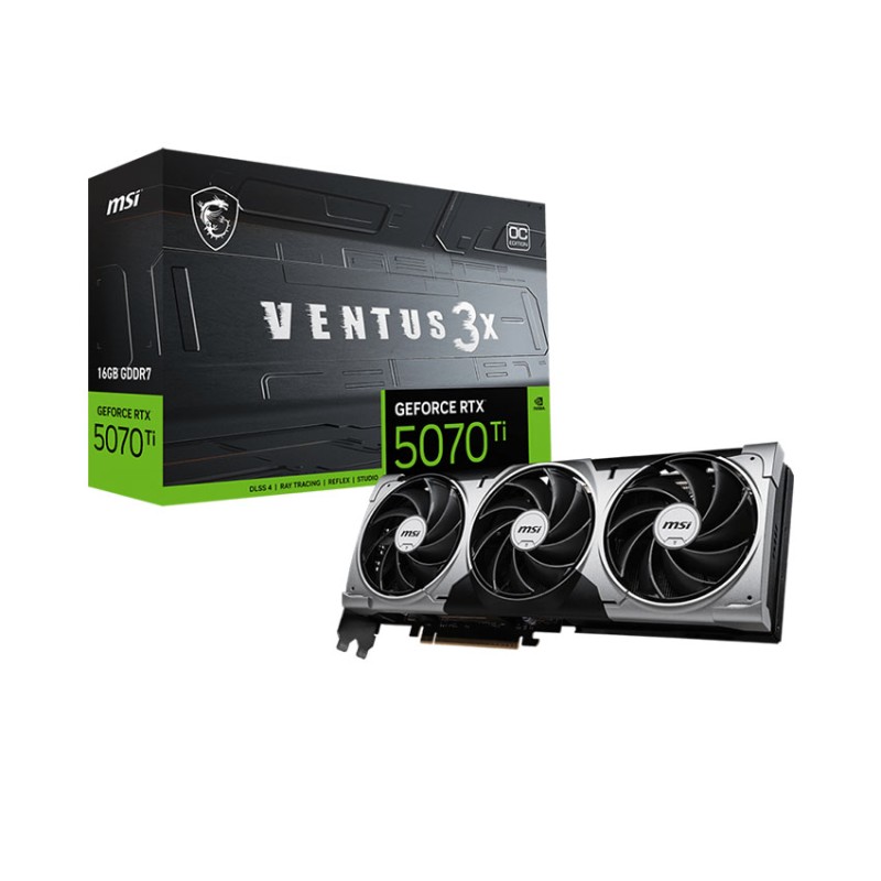 Card màn hình MSI RTX 5070 Ti 16GB VENTUS 3X OC