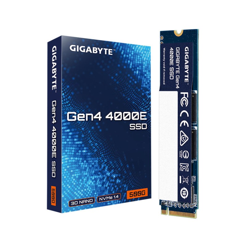 Ổ Cứng SSD Gigabyte 4000E 500GB – M.2 2280 PCIe Gen4 x4 (Đọc 3600MB/s - Ghi 3000MB/s) - (G440E500G)