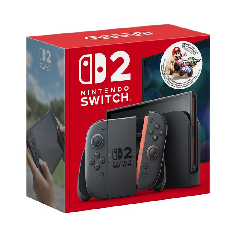 Máy chơi game Nintendo Switch 2 + Mario Kart World Bundle