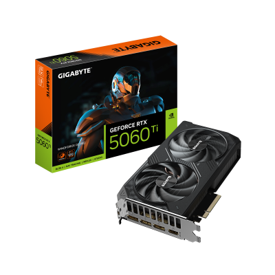 Card màn hình Gigabyte RTX 5060 Ti WINDFORCE OC 16GD (GV-N506TWF2OC-16GD)