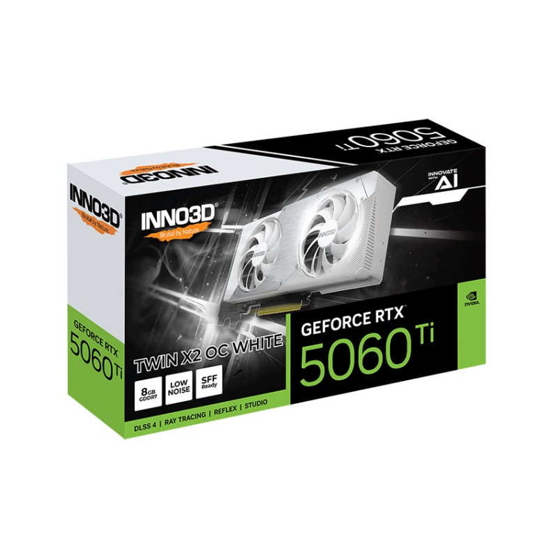Card màn hình INNO3D RTX 5060 Ti Twin X2 OC WHITE 8GB GDDR7