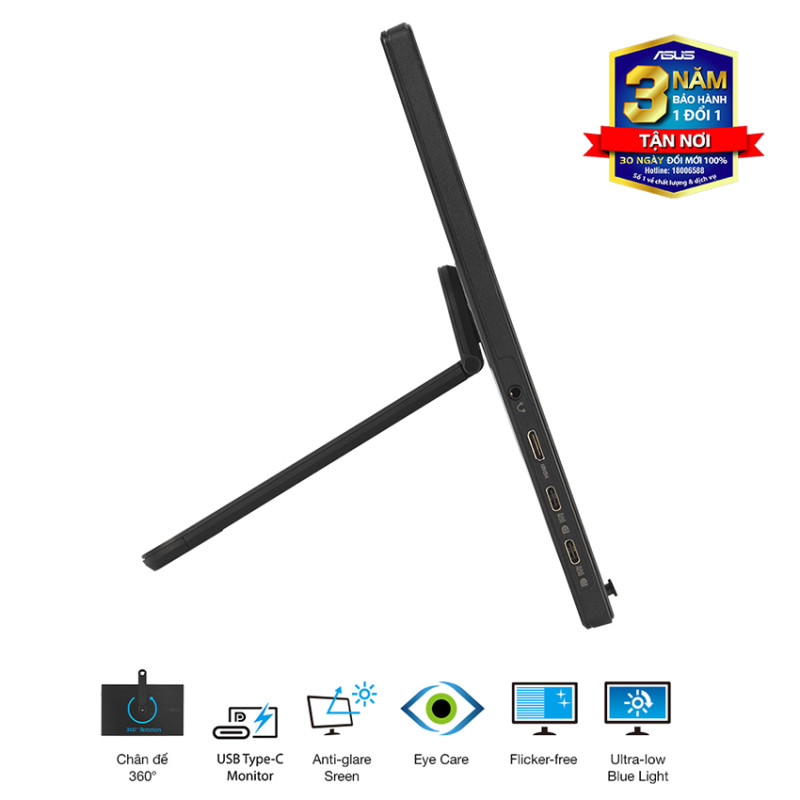 Màn hình di động ASUS ZenScreen MB169CK (15.6 inch/FHD/IPS/60Hz/5ms)