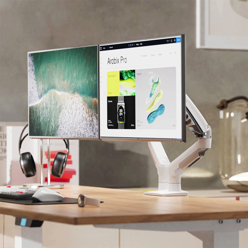 Giá Treo Màn Hình F160 North Bayou Màu Trắng (17-27 inch)