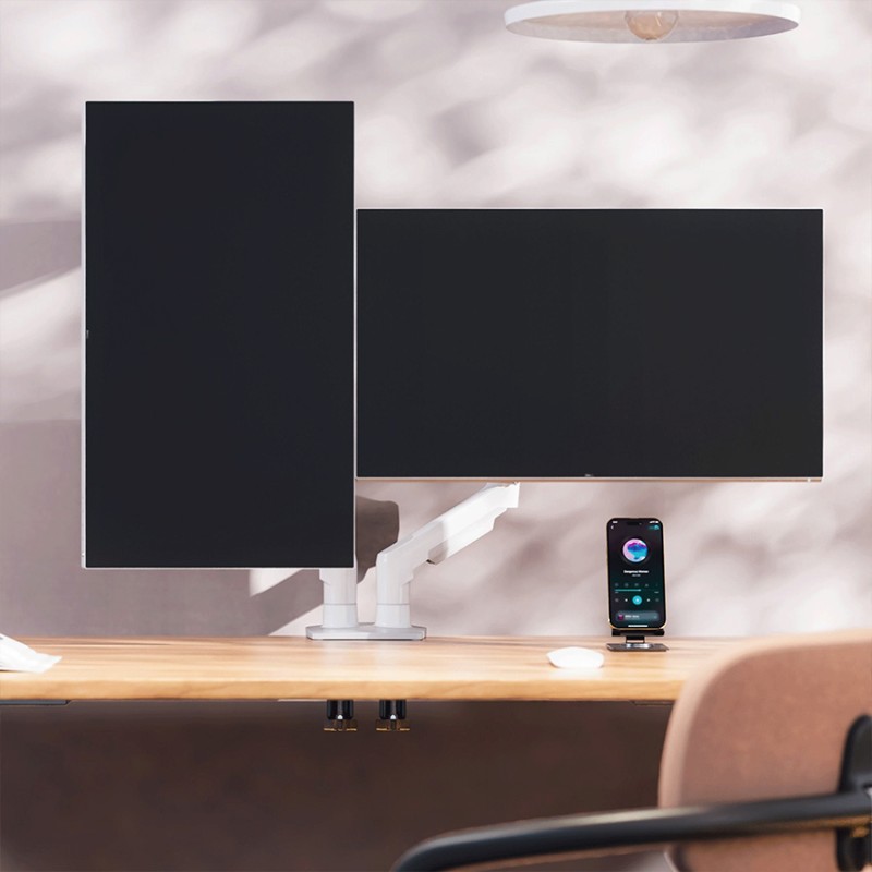 Giá Treo Màn Hình F160 North Bayou Màu Trắng (17-27 inch)