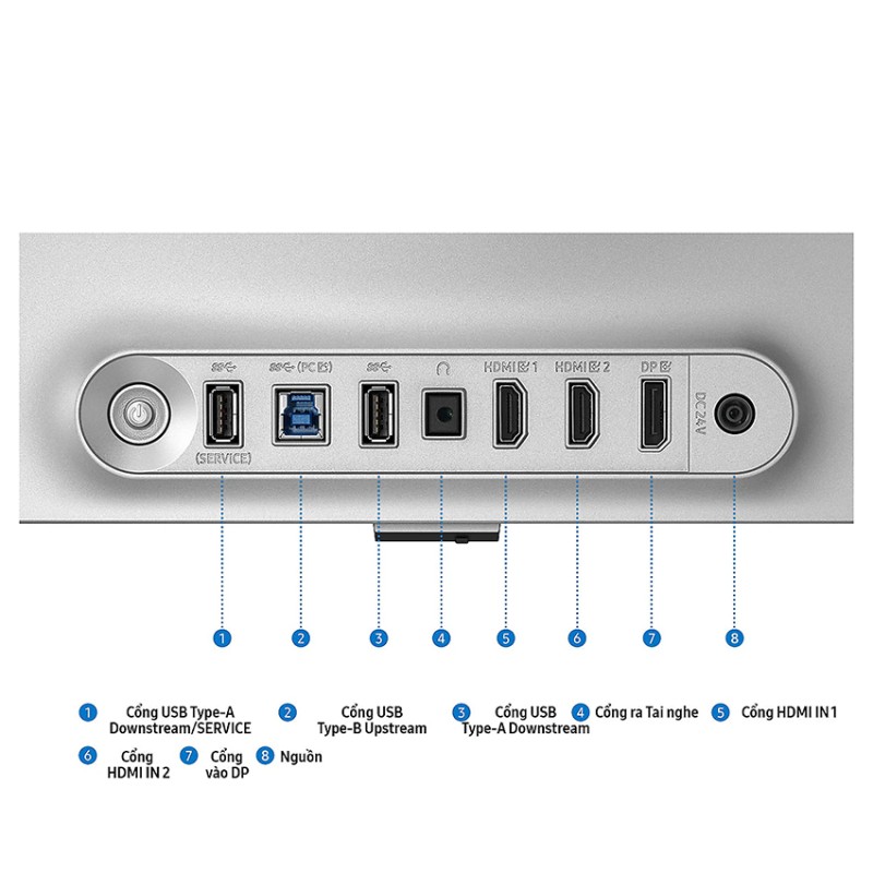 Màn hình Samsung Odyssey OLED G8 G81SF LS27FG812SEXXV (27 inch/UHD/OLED/240Hz/0.03ms)