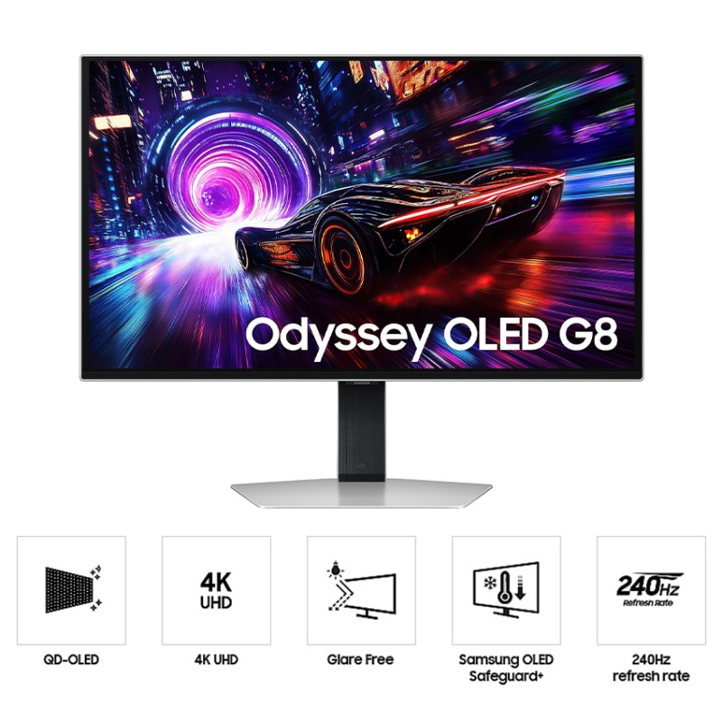 Màn hình Samsung Odyssey OLED G8 G81SF LS32FG812SEXXV (32 inch/UHD/OLED/240Hz/0.03ms)