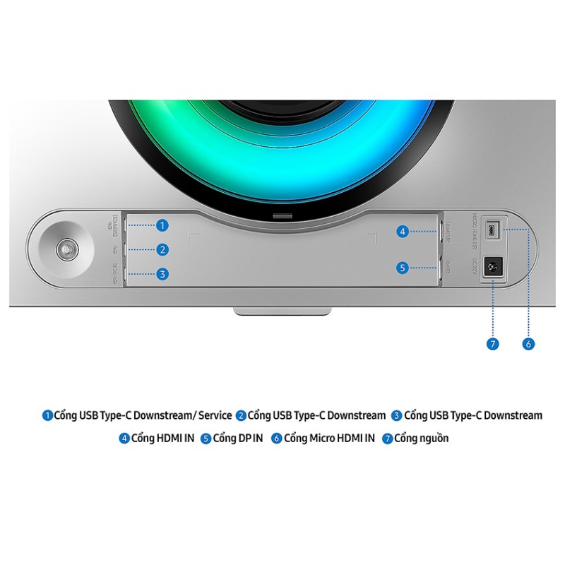 Màn hình Samsung Odyssey OLED G9 G93SD LS49DG930SEXXV (49 inch/DQHD/OLED/240Hz/0.03ms/cong)