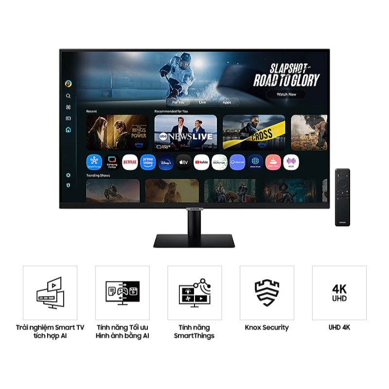 Màn hình thông minh Samsung M7 LS32FM700UEXXV (32 inch/UHD/VA/60Hz/4ms/loa)
