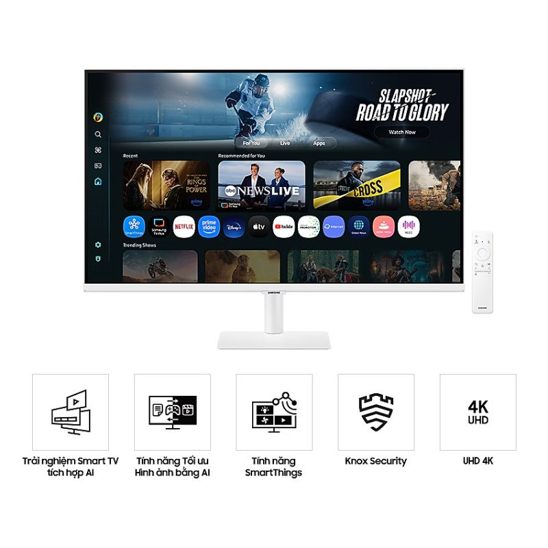 Màn hình thông minh Samsung M7 LS32FM701UEXXV (32 inch/UHD/VA/60Hz/4ms/loa)