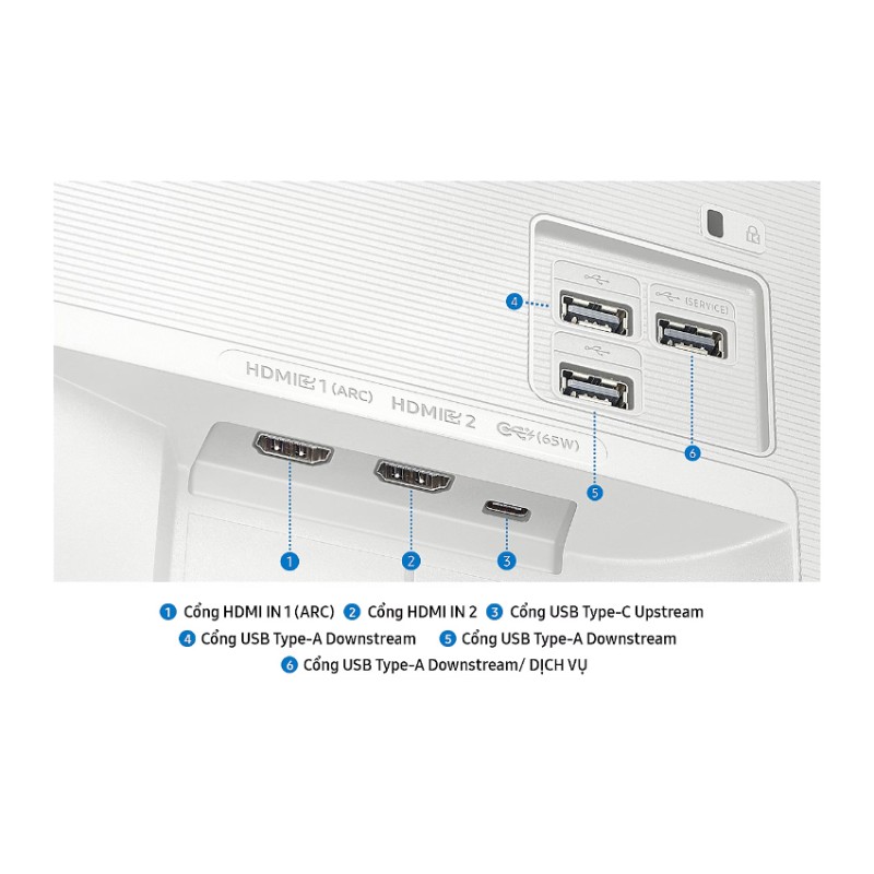 Màn hình thông minh Samsung M7 LS32FM701UEXXV (32 inch/UHD/VA/60Hz/4ms/loa)