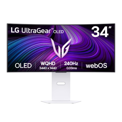 Màn hình LG UltraGear 34GX90SA-W (34 inch/WQHD/OLED/240Hz/0.03ms/webOS/cong)