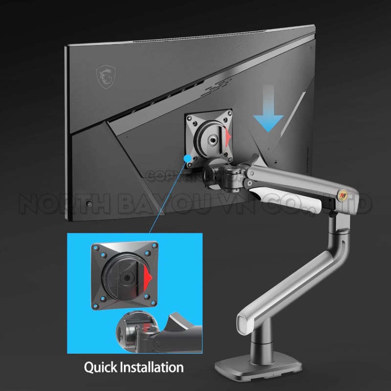 Giá treo màn hình North Bayou A5 (27-50 inch)