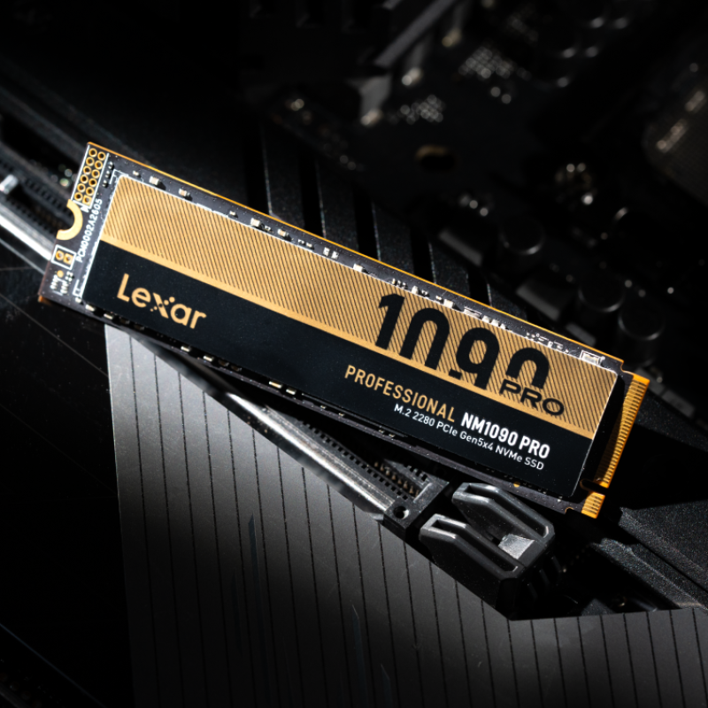 Ổ cứng SSD Lexar NM1090 Pro 2TB – M.2 2280 PCIe Gen5 x4 (Đọc 14000MB/s Ghi 13000MB/s)-(LNM109P002T-RNNNG)