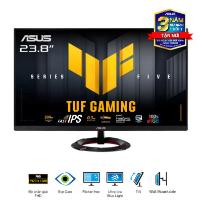 Màn hình Asus TUF VG249Q5R (23.8 inch/FHD/IPS/200Hz/0.3ms/loa)