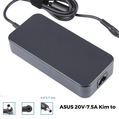 Sạc Laptop ASUS 20V-7.5A (Kim to – 6.0mm x 3.7mm) – ZIN