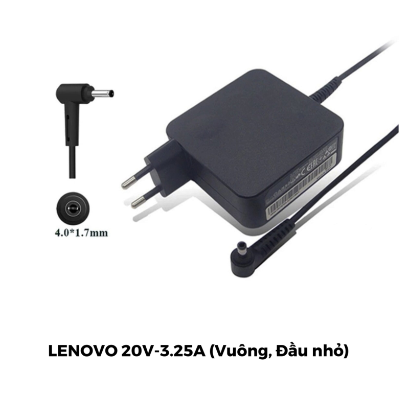 Sạc lenovo 20v3.25a 65w 4.0*1.7 mm