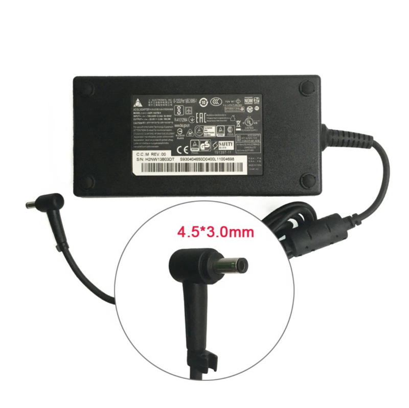 Sạc Laptop MSI 20V 9A 180W Kim Nhỏ (4.5 x 3.0mm)