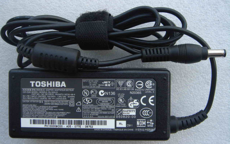 Sạc Toshiba 19V 3.42A 65W 5.5*2.5mm