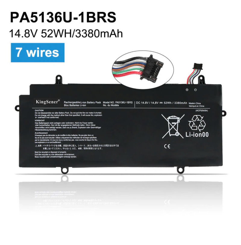 Pin laptop Toshiba Portege Z30 Z30-A, Z30-B, Z30-C, Dynabook R634 (Mã PA5136U)