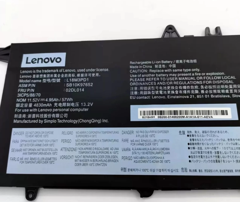 PIN Lenovo T490S/L18L3PD1