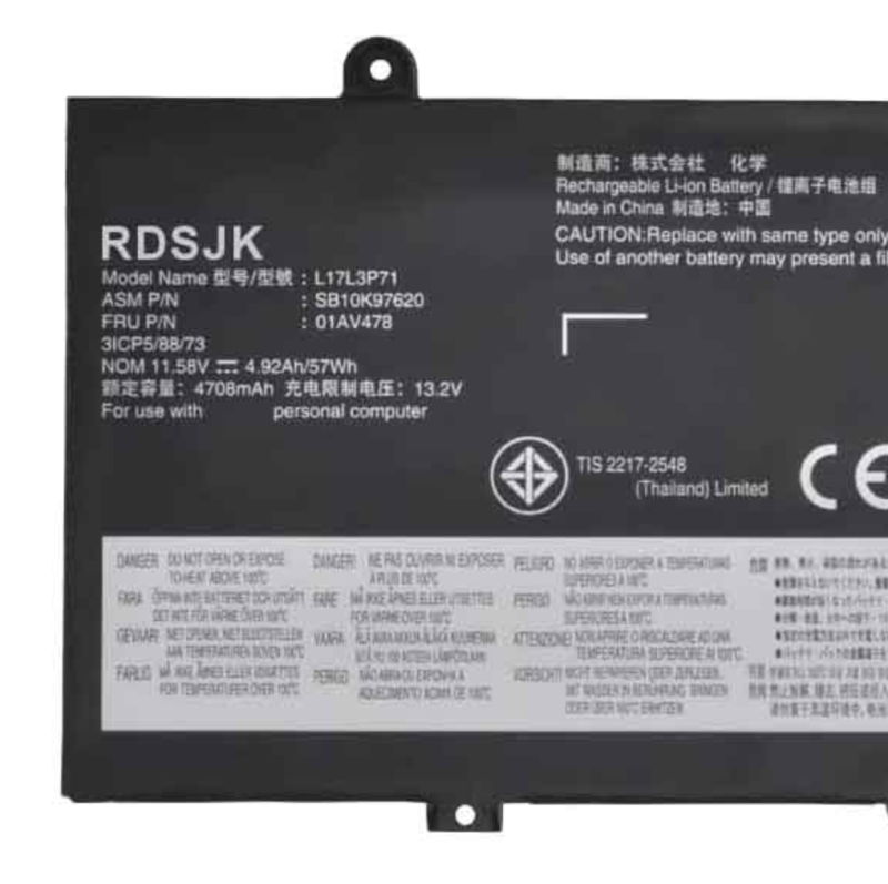 Pin Lenovo T480S/L17L3P71/72