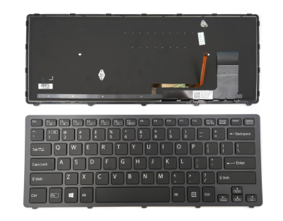 Bàn Phím Sony SVF14N  đen cáp thẳng góc