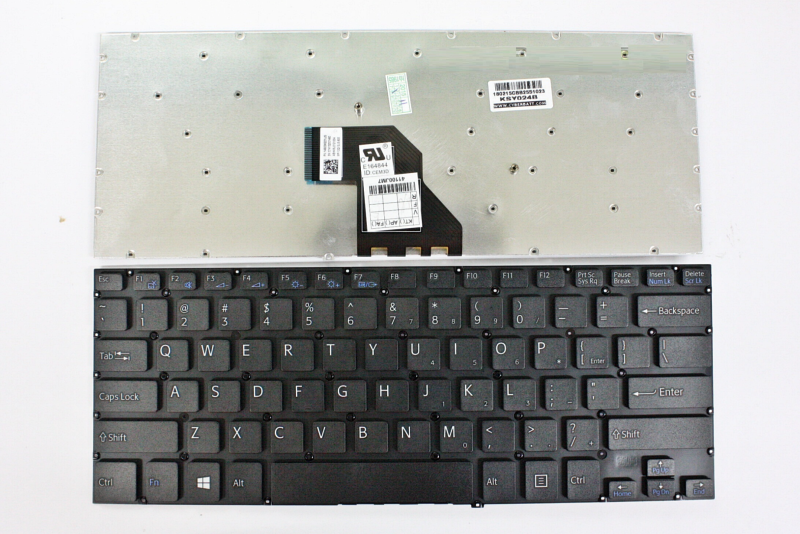 Bàn phím Sony SVF142 Back cáp cong giữa