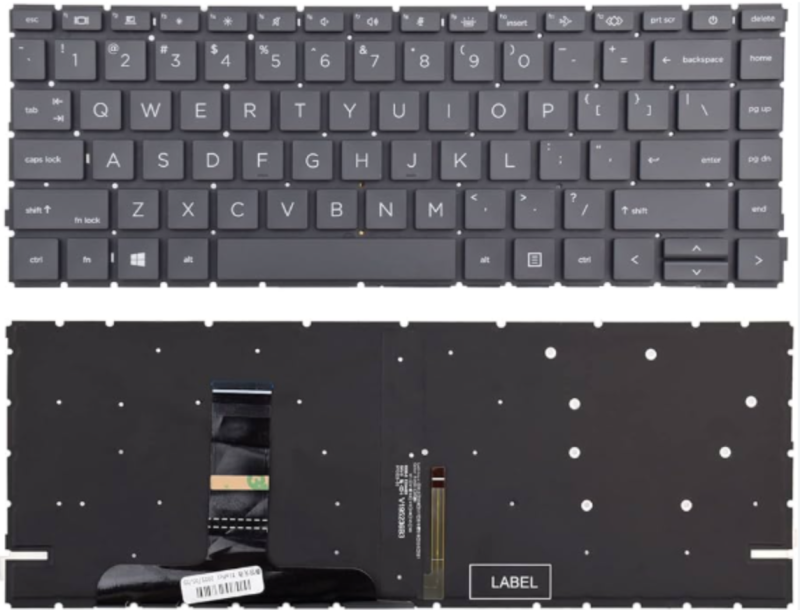 Bàn Phím HP 440 G8 đen zin led