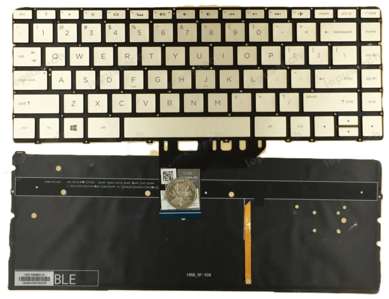 Bàn phím HP 13-AD gold