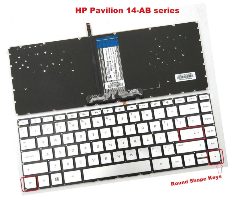 bàn phím HP 13-AB Bạc
