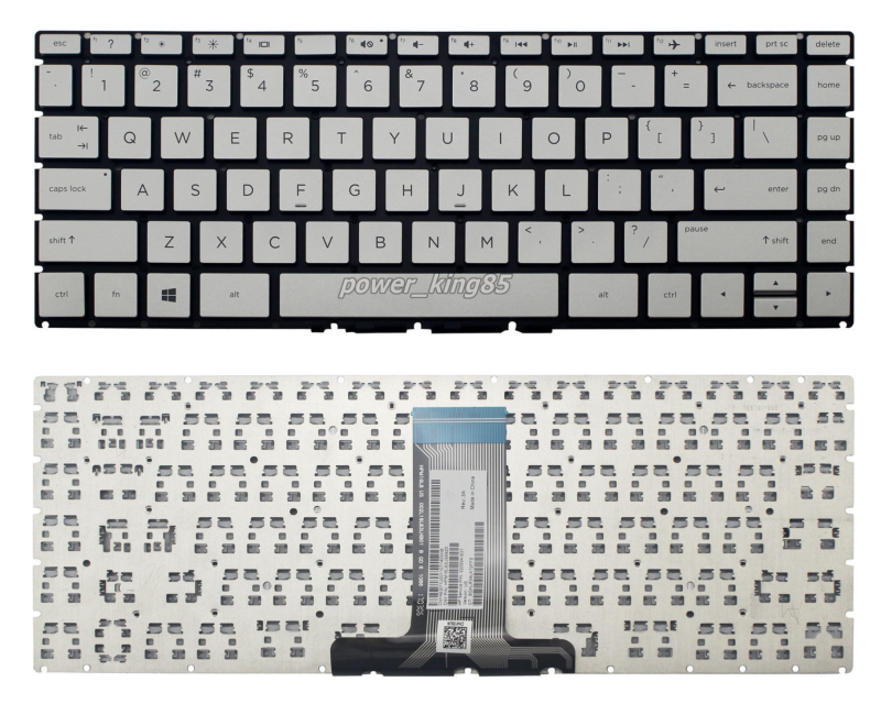 Bàn phím HP 14-BS bạc zin led