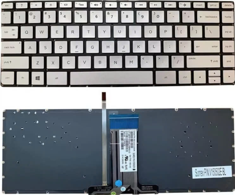 Bàn phím HP 14-AB bạc có led zin