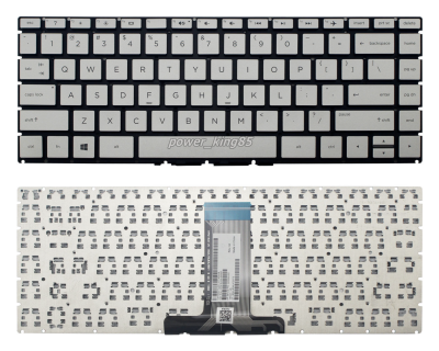 Bàn phím HP 14-BS/345G5/G7 Bạc zin
