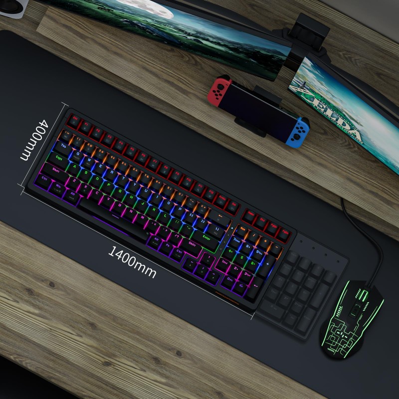 Bộ bàn phím chuột có dây Newmen GM202