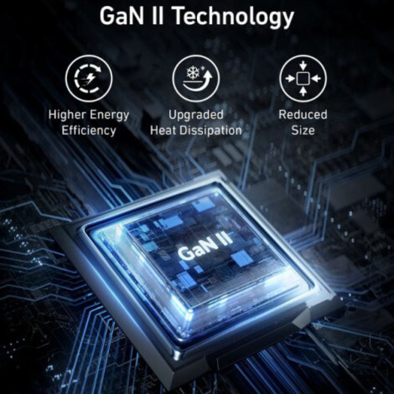 Củ Sạc Nhanh 2C+1A ANKER PowerPort III A2667 65W (GaN II Charger) Đen