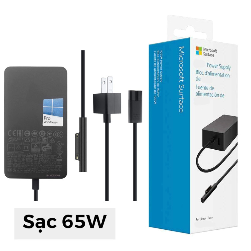 Củ sạc Surface Book / Laptop / Pro 7-8-9-X (Like New)