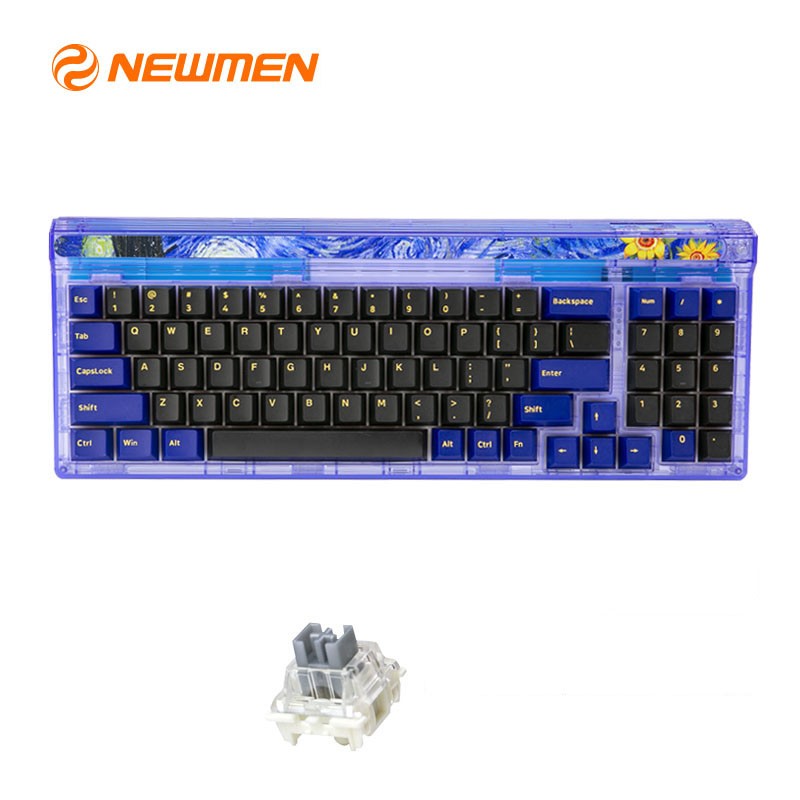 Bàn phím cơ GM780 Starry Gasket, Kailhbox