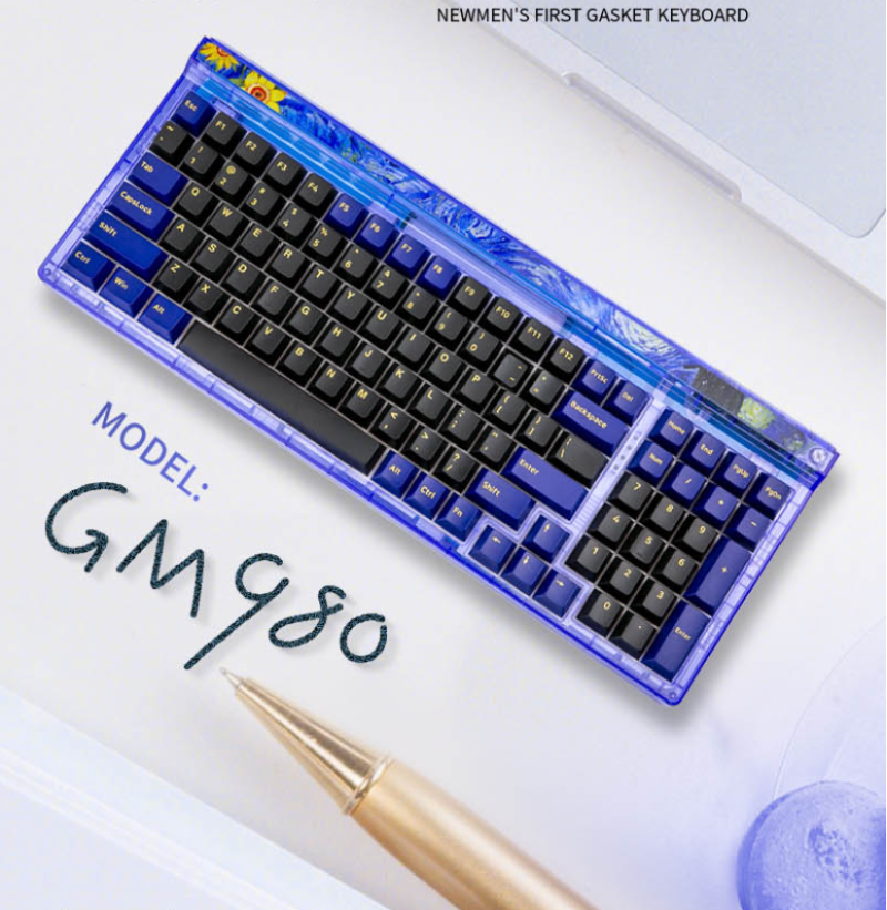 Bàn phím cơ không dây NEWMEN GM980 Starry Gasket