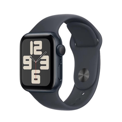 Đồng hồ Apple Watch SE 2024 GPS 44mm Viền Nhôm Dây Cao Su M/L Midnight
