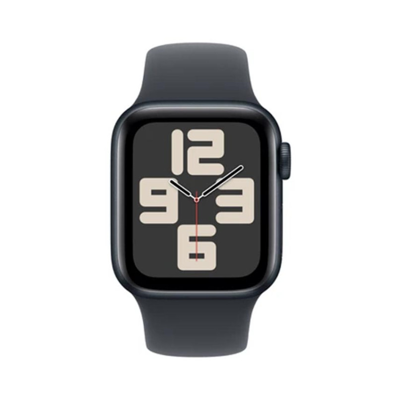 Đồng hồ Apple Watch SE 2024 GPS 40mm Viền Nhôm Dây Cao Su S/M Midnight