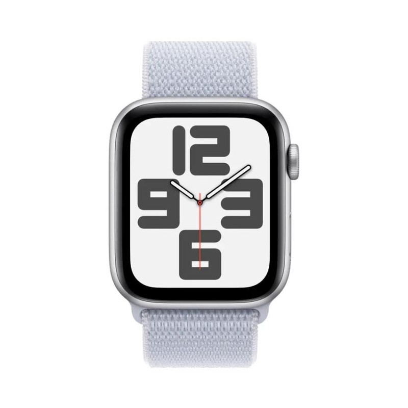 Đồng hồ Apple Watch SE 2024 GPS 44mm Viền Nhôm Dây Vải Silver