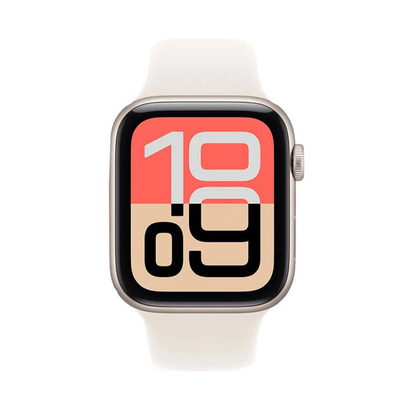 Đồng Hồ Apple Watch SE 3 GPS 40mm Viền Nhôm Dây Cao Su M/L Starlight